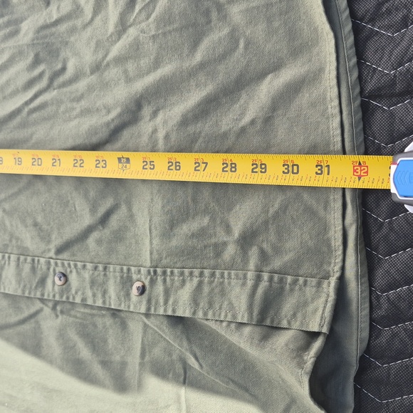 Wrangler Men's Olive Green Button Down Shirt Jacket - Picture 7 of 7